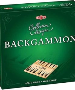 Backgammon Classic Game in a Cardboard Box for All Ages 2