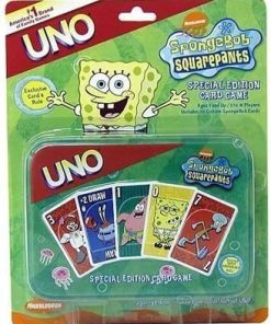 Spongebob Squarepants Uno Special Edition Card Game for Fun Play