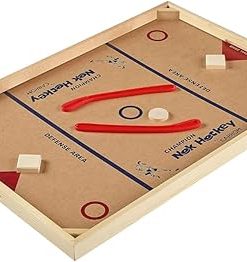 Carrom Champion Nok Hockey Game Standard Size Wooden Board Game for All