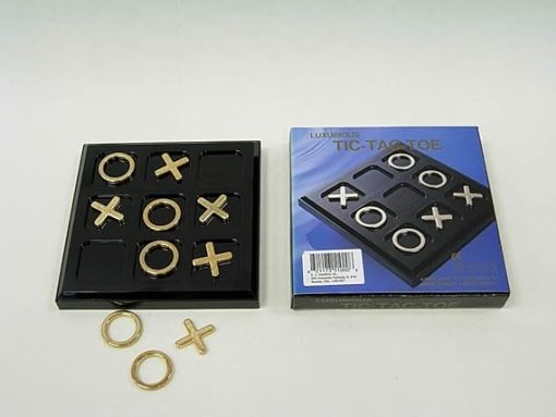 Acrylic 8 Inch Square Tic Tac Toe Game for Fun Game Nights