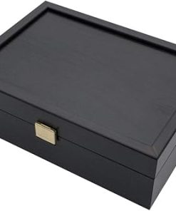 Handmade Wooden Storage Chess Box for Standard Size Chess Pieces