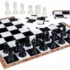 JigChess Chess Set – Jigsaw Puzzle Chess Board with Plastic Pieces