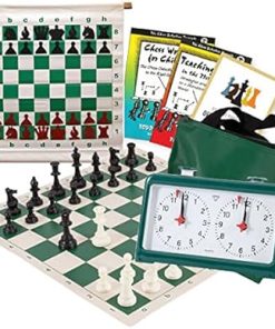 Scholastic Chess Club Starter Kit for 20 Members with Quartz Clocks