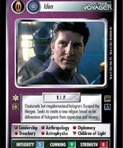 Star Trek CCG 1E Holodeck Adventures IDEN 51R Plus Collectible Card 2