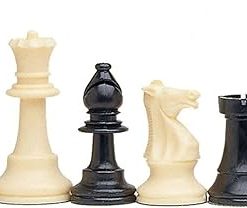 Ultimate Travel Chess Set with Foldable Red Board and Weighted Pieces 2