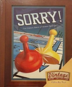 Vintage Game Collection Sorry Library Game Set by Sorry Board Game