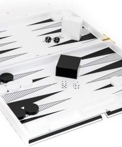 Luxury Large Acrylic Backgammon Set 18.25 Inch Knickerbocker Avenue 2