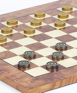 Bello Games Agostino and Bella Gina Checkers Board Collection Italy