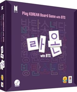 Raon Board Game with BTS for Family Fun 2-4 Players Ages 5 Plus 10 Min