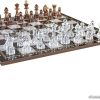 Metal Chess Sets for Adults Ottoman vs Byzantine Empire Copper Figures 3