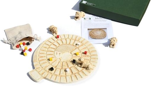 Replica Mehen Game Ancient Egyptian Board Game for 2-4 Players