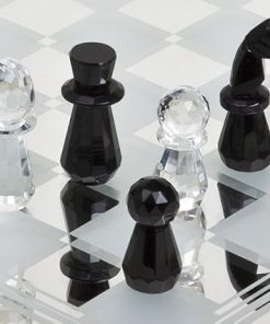 Lenox Hill Elegant Crystal Chess Set for Unique Game Experience