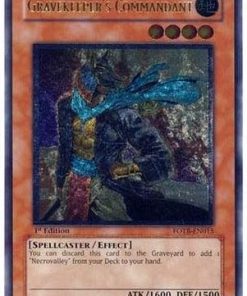 Yu-Gi-Oh! – Gravekeeper’s Commandant (FOTB-EN015) – Force of The Breaker – Unlimited Edition – Ultimate Rare 2