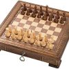 Royal Wooden Chess Pieces Set with Extra Queens in Box Dubrovnik 3