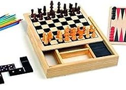 Legler 4 in 1 Classic Games for Family Fun and Entertainment 2