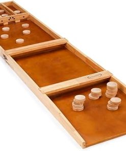Unisex’s Dutch Shuffle Table Game, Brown, 200cm
