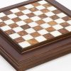 Marcello Italian Chess and Checkers Board with 1 3/8 Inch Squares 3