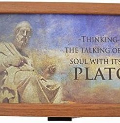 Handmade Plato Traveler Backgammon Mini Set from Greece