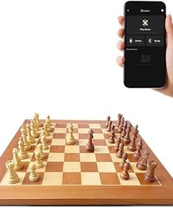Luxury Wooden Chess Set with Electronic Recognition 55cm Tournament Board