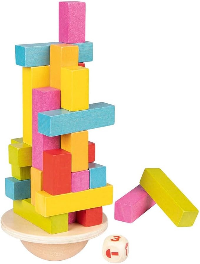 GOKI 56795 Balancing Game for Kids Fun Dancing Tower Toy 2 GOKI 56795 Balancing Game for Kids Fun Dancing Tower Toy - Image 2