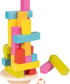 GOKI 56795 Balancing Game for Kids Fun Dancing Tower Toy