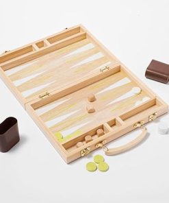 SunnyLIFE Wooden Multi-Game Backgammon S2WBAKXX for Fun Play 2