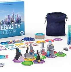 HUB Megacity Oceania Board Game with Multicolor Features