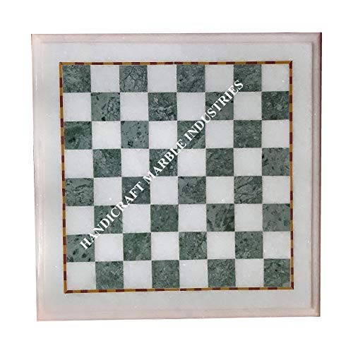 “The Queen’s Gambit” 12″ Inch Green Marble Blocks Chess Board With Pieces, Chess Lovers, Harmon Chess, Borgov Chess, Gotham Chess, Best Chess Players Of All Time 2 "The Queen's Gambit" 12" Inch Green Marble Blocks Chess Board With Pieces, Chess Lovers, Harmon Chess, Borgov Chess, Gotham Chess, Best Chess Players Of All Time - Image 2