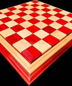 Premium 23″ Maple and Padauk Chess Board for Luxury Chess Set