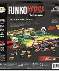 FunkoVerse Strategy Game for Figurine Collectors and Gamers  
Jurassic Park 100 Four Pack Board Game for Family Game Night 2