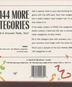 Scattergories Refill Pack One for Family Fun and Game Night 2