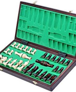 Elegant European Wood Chess Set with Insert Tray – Perfect Gift Idea 2
