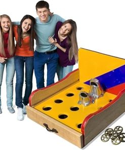 Mini Colombian Artisan Toad Frog Game with Scoreboard and Rings 2