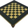 Brass and Red Chess Board with 1.75-Inch Squares for Game Lovers 3