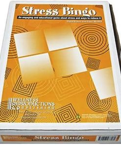 Adult Stress Bingo Game for Relaxation and Fun Activities