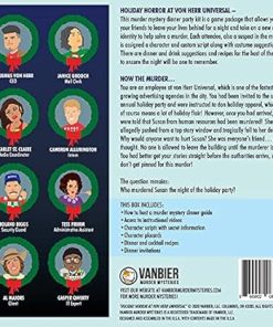 Holiday Horror at von Herr Universal: Ugly Sweater Murder Mystery Game 2