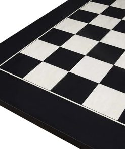 Deluxe Black Anigre Maple Matte Finish Chess Board 24 Inch 60 mm 2