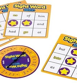Sight Word Bingo Learning Resources for Classroom and Home Ages 5+ 2