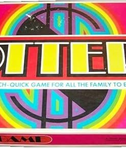 Vintage 1972 Lottery Game Classic Collectible Board Game