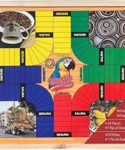 Colombian Magnetic Luxury Parcheesi Board Game for Family Fun
