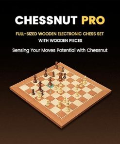 Luxury Wooden Chess Set with Electronic Recognition 55cm Tournament Board 2