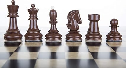 Handmade 21 Inch Wooden Chess Set with Vintage Dubrovnik Chessmen 2 Handmade 21 Inch Wooden Chess Set with Vintage Dubrovnik Chessmen - Image 2