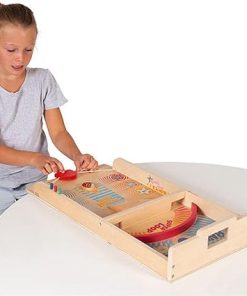 Janod Wooden Shuffleboard Game for 4 Players Ages 6 and Up J02081 2