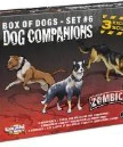 Zombicide Companion Dogs Board Game Set of Six Edition 2