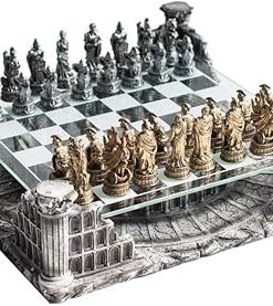Roman Gladiators 3D Chess Set for Epic Gaming Experience