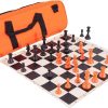 StonKraft 19×19 Inch Genuine Leather Roll-up Tournament Chess Board 4