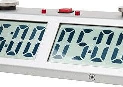 Professional Chess Game Clock in Silver for Tournaments 2