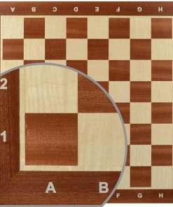 Professional Wooden Chess Boards Tournament Sizes 1.75″, 2″, 2.25″