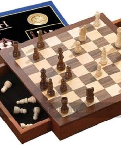 Magnetic Square Chess Box Set 30cm for Easy Play and Storage
