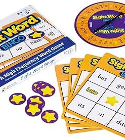 Sight Word Bingo Learning Resources for Classroom and Home Ages 5+